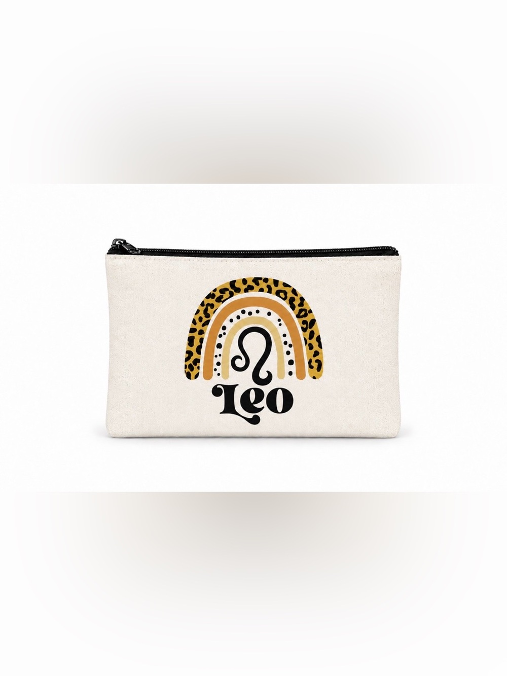 Leo Zodiac Sign Custom Makeup Bag